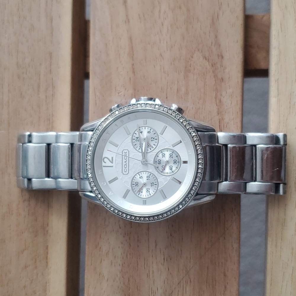 Coach Sterling silver women's watches